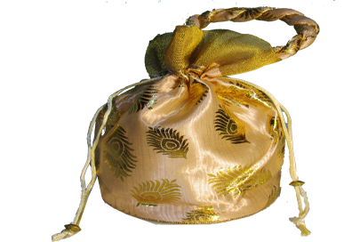 Golden Shine Potli Bags (Rs.49/-)