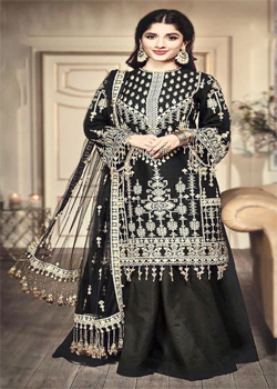 FANCY EMBROIDERY WORK TOP-SHARARA WITH DUPATTA |SR2 (Rs.449/-)